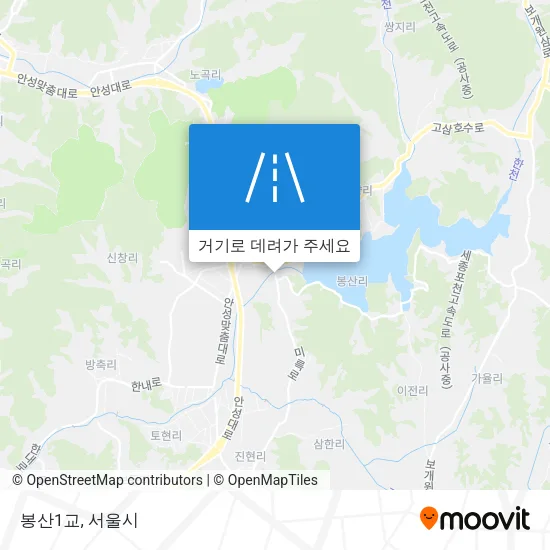 봉산1교 지도