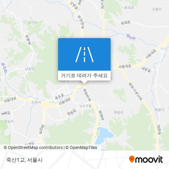 죽산1교 지도