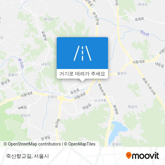 죽산향교길 지도