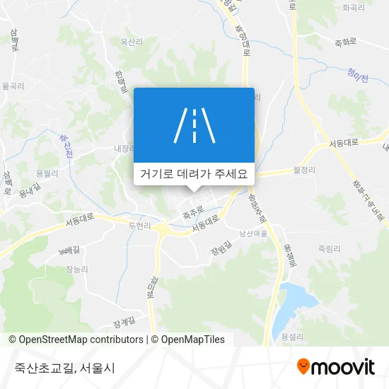 죽산초교길 지도