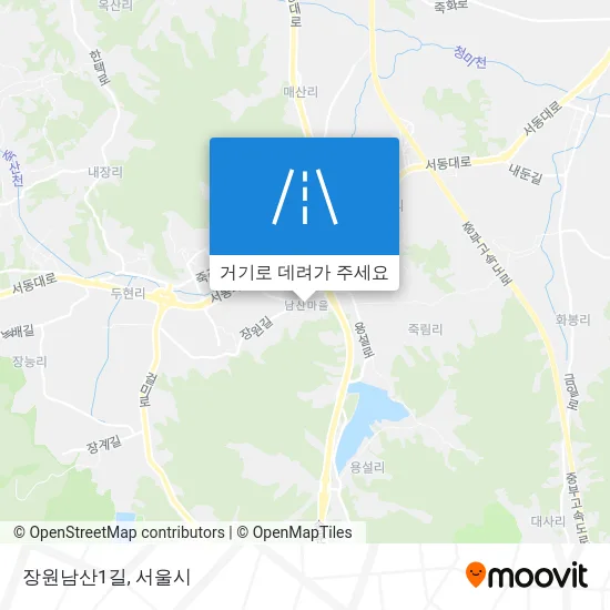 장원남산1길 지도
