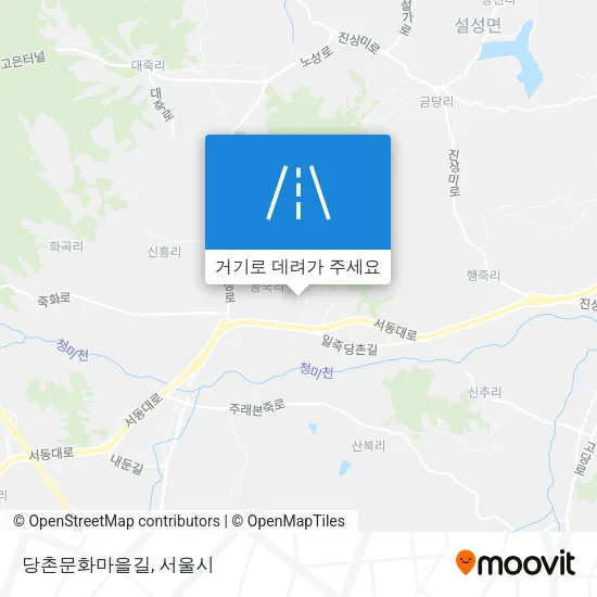 당촌문화마을길 지도
