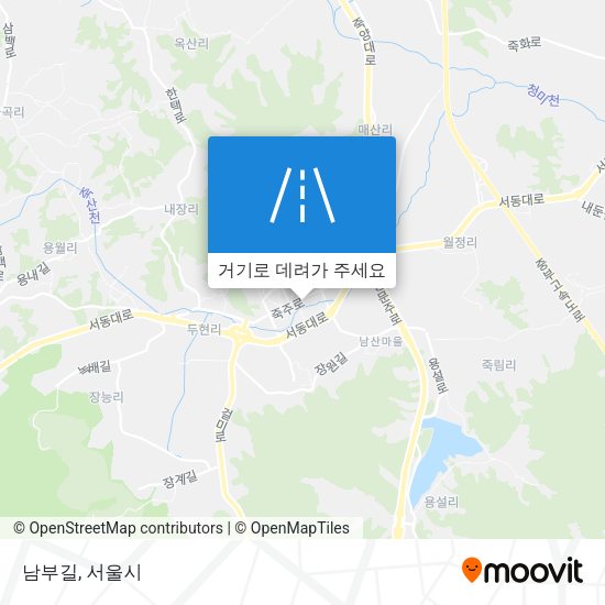 남부길 지도