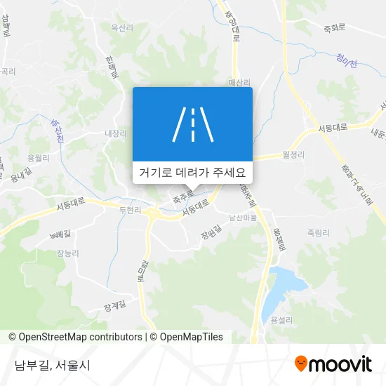 남부길 지도