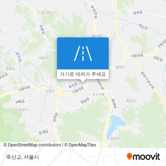 죽산교 지도