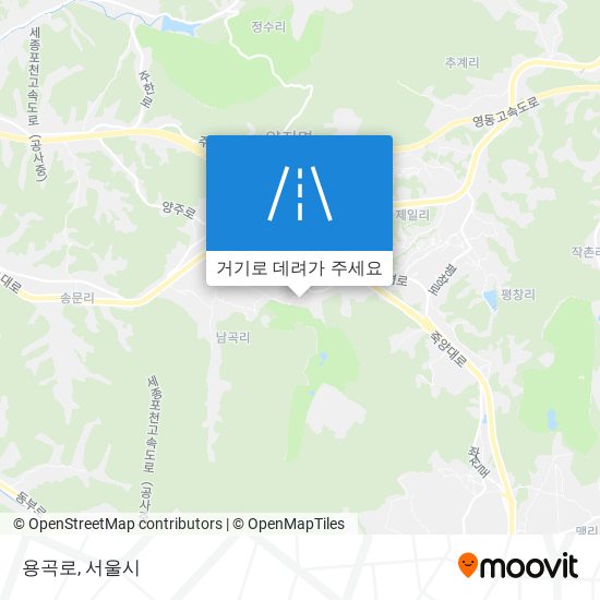 용곡로 지도