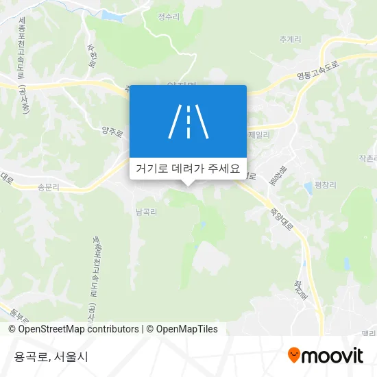 용곡로 지도