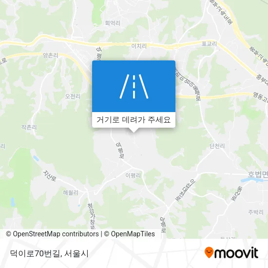 덕이로70번길 지도
