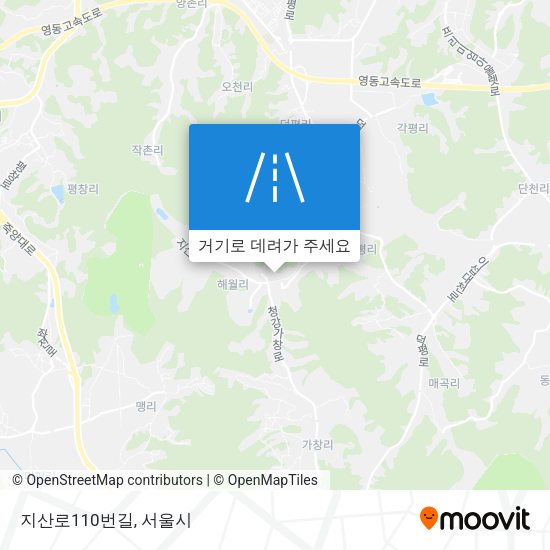 지산로110번길 지도
