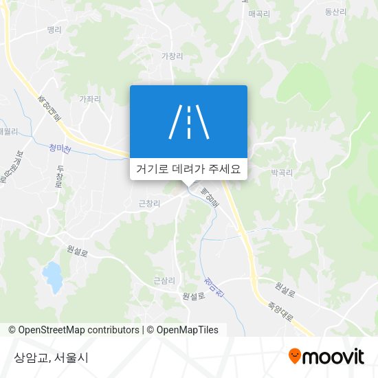 상암교 지도