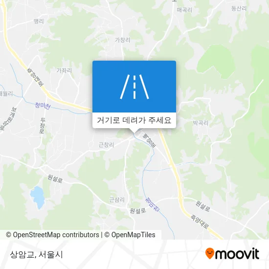 상암교 지도