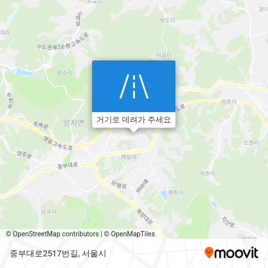 중부대로2517번길 지도