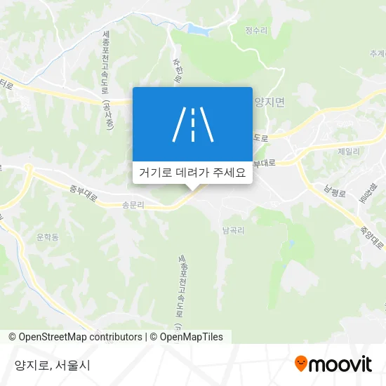 양지로 지도
