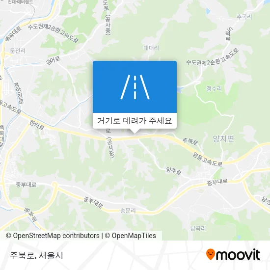 주북로 지도