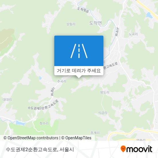 수도권제2순환고속도로 지도