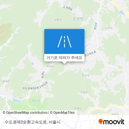 수도권제2순환고속도로 지도