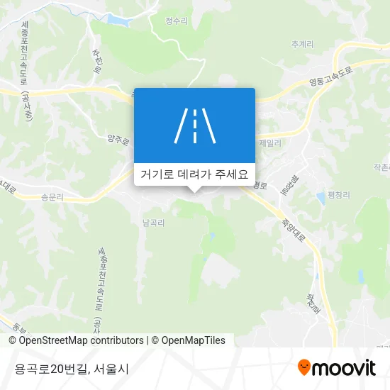 용곡로20번길 지도