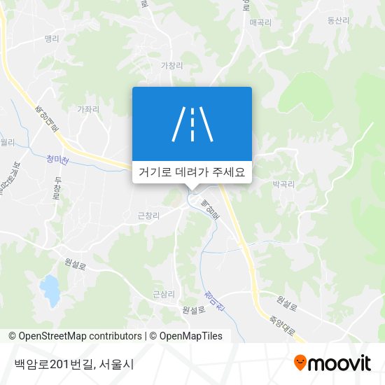백암로201번길 지도