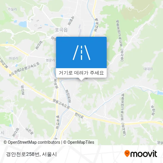경안천로258번 지도