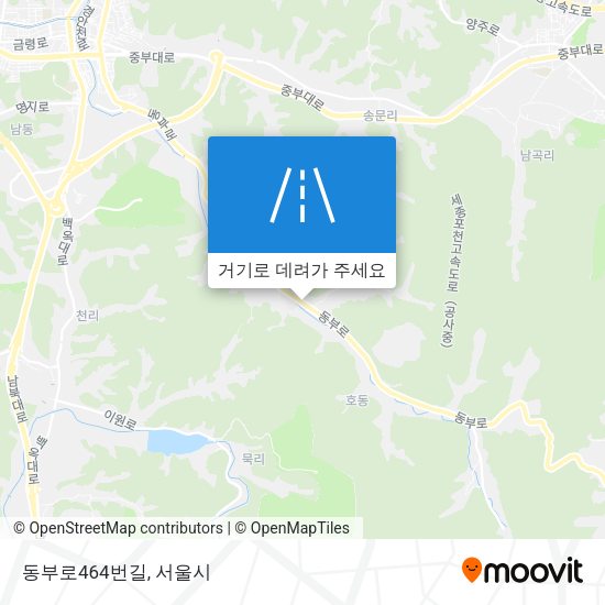 동부로464번길 지도