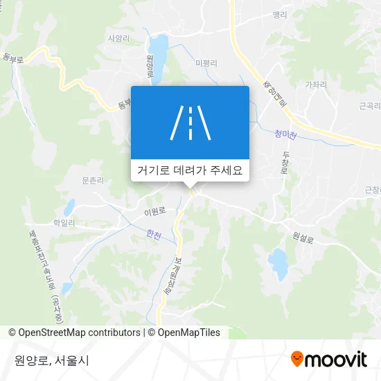 원양로 지도