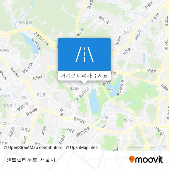 센트럴타운로 지도