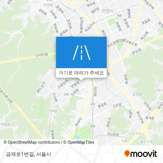 금재로1번길 지도