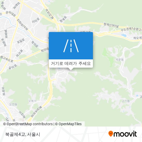북골제4교 지도