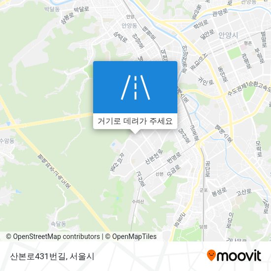 산본로431번길 지도