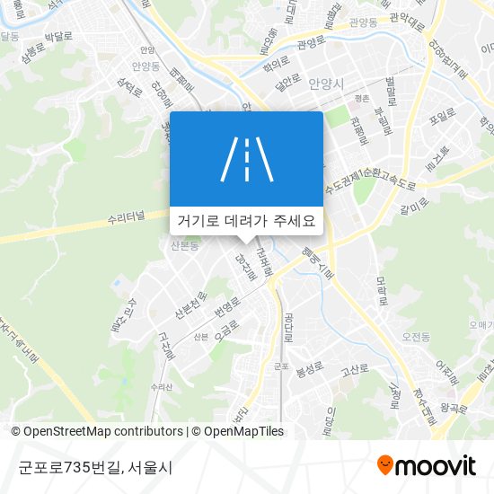 군포로735번길 지도