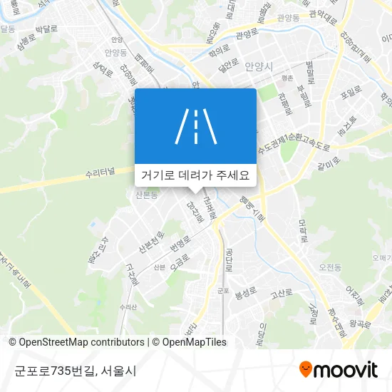 군포로735번길 지도