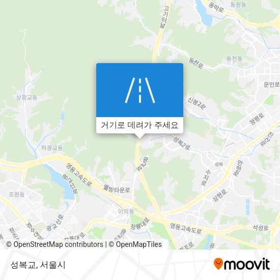성복교 지도
