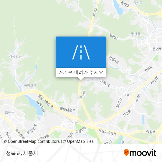 성복교 지도