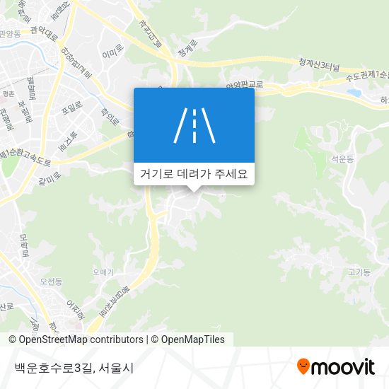 백운호수로3길 지도