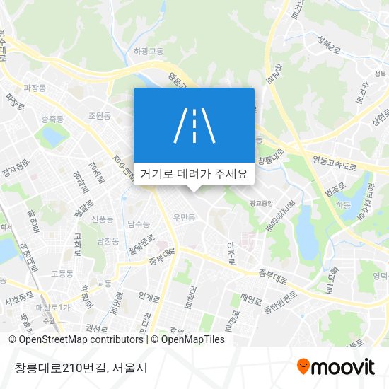 창룡대로210번길 지도