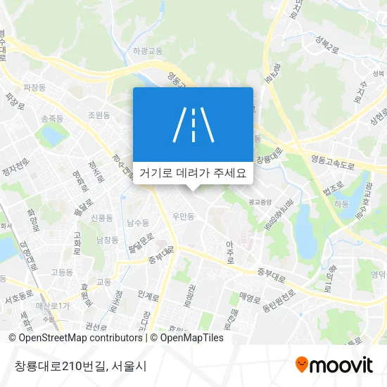 창룡대로210번길 지도