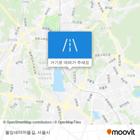 월암새터마을길 지도