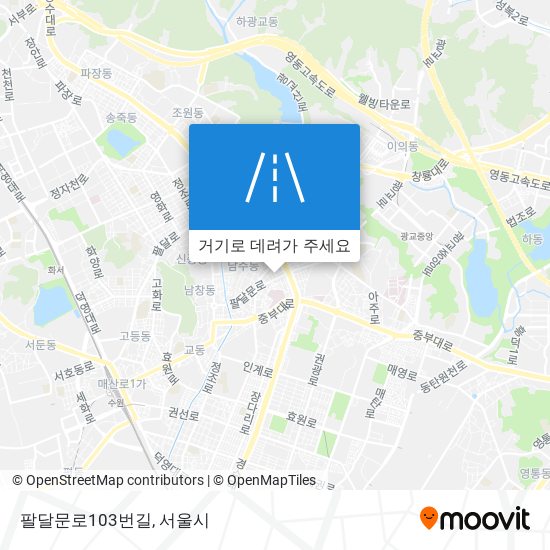 팔달문로103번길 지도