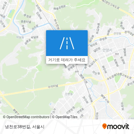 냉천로38번길 지도