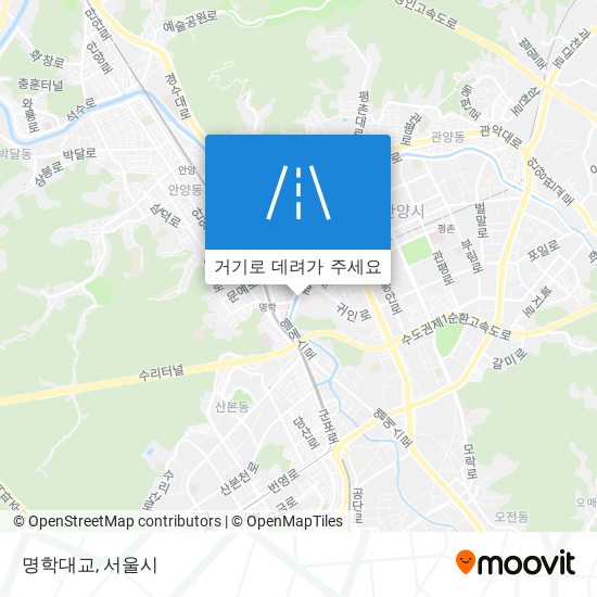 명학대교 지도