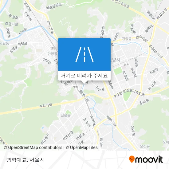 명학대교 지도
