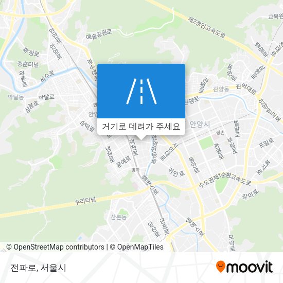전파로 지도