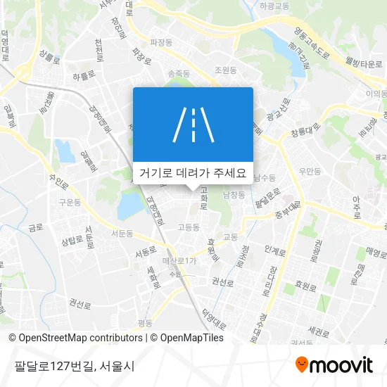 팔달로127번길 지도