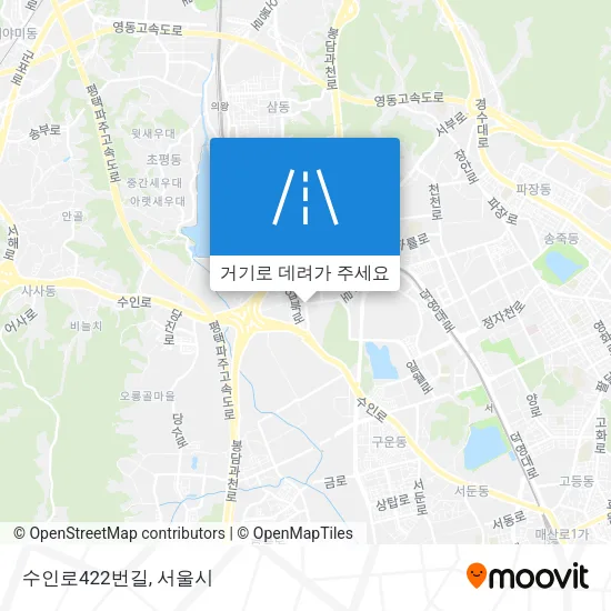 수인로422번길 지도