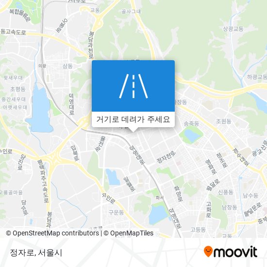 정자로 지도