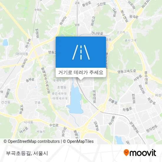 부곡초등길 지도