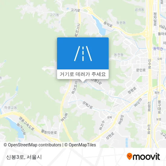 신봉3로 지도