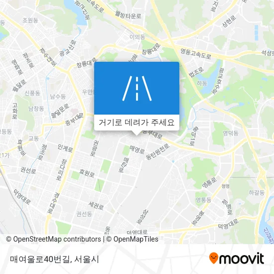 매여울로40번길 지도