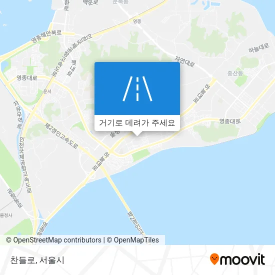 찬들로 지도