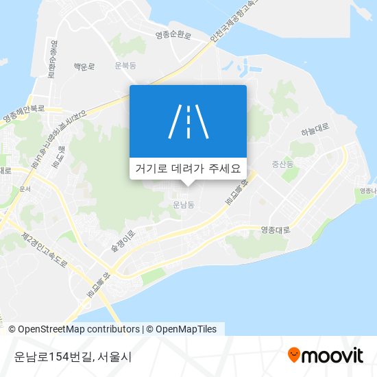 운남로154번길 지도
